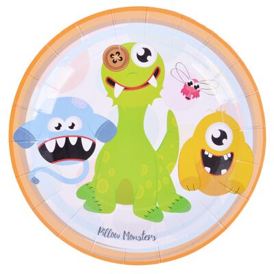 Talerz papierowy pillow monsters