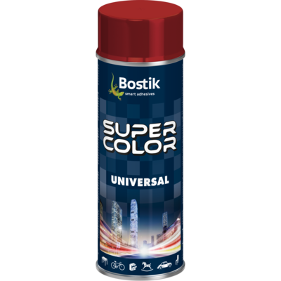 Lakier w aerozolu uniwersalny 400 ml rubinowy Bostik