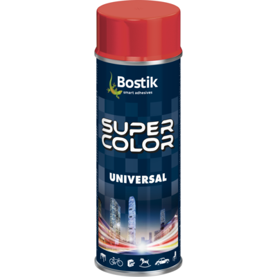 Lakier w aerozolu uniwersalny 400 ml ognista czerwień Bostik