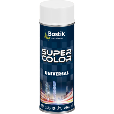 Lakier w aerozolu uniwersalny 400 ml biały mat Bostik