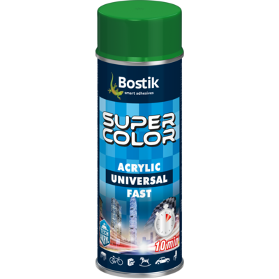 Lakier w aerozolu uniwersalny akrylowy 400 ml zielony Bostik