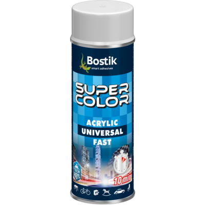 Lakier w aerozolu uniwersalny akrylowy 400 ml biały Bostik