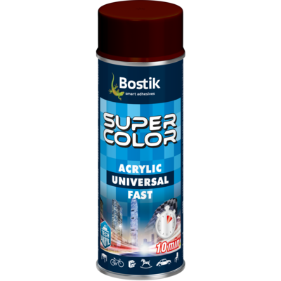 Lakier w aerozolu uniwersalny akrylowy 400 ml brązowy Bostik