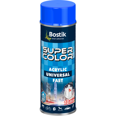 Lakier w aerozolu uniwersalny akrylowy 400 ml niebieski Bostik