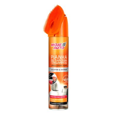 Pianka do czyszczenia tapicerki z neutralizatorem zapachów 520 ml - szczotka MOJE AUTO