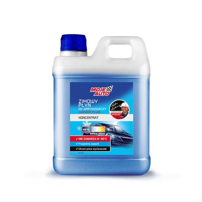 Koncentrat płynu do spryskiwaczy 1 l 80C MOJE AUTO