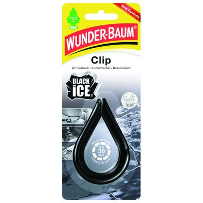 Zapach samochodowy CLIP - Black Ice WUNDER-BAUM