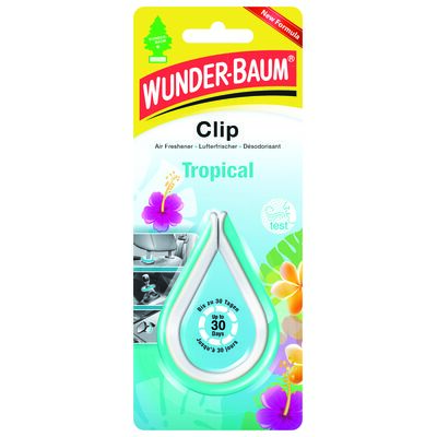 Zapach samochodowy CLIP - Tropical WUNDER-BAUM
