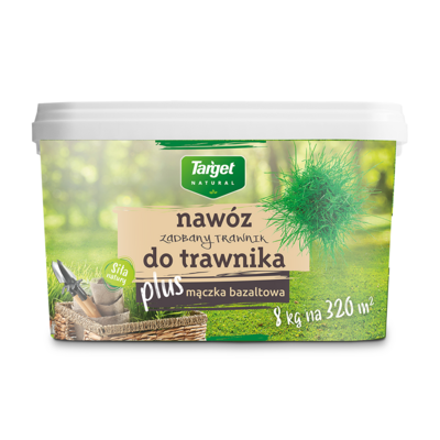 Nawóz zadbany trawnik z mączką bazaltową 8 kg Target