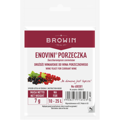 Drożdże suszone Enovini Porzeczka 7 g