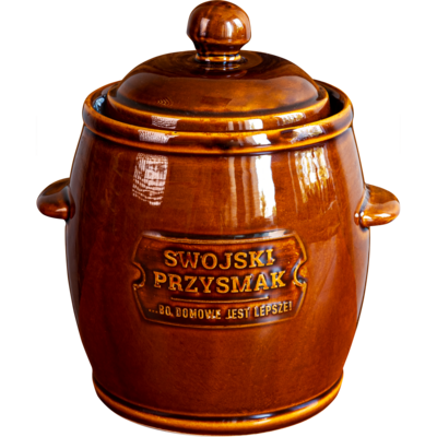 Kamionka-beczka z uszczelką wodną z pokrywą brązowa 4,5 l