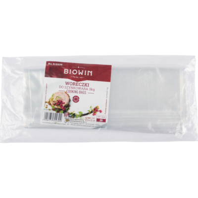 Woreczki foliowe do szynkowaru 3,0kg 20 sztuk
