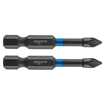 Bity udarowe PZ1 x 50 mm 2 szt. GRAPHITE