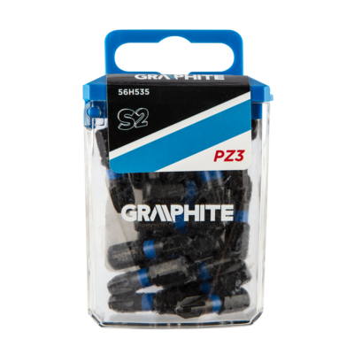 Bity udarowe PZ3 x 25 mm 20 szt. GRAPHITE