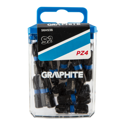 Bity udarowe PZ4 x 25 mm 20 szt. GRAPHITE