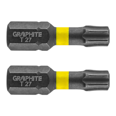 Bity udarowe TX27 x 25 mm 2 szt. GRAPHITE