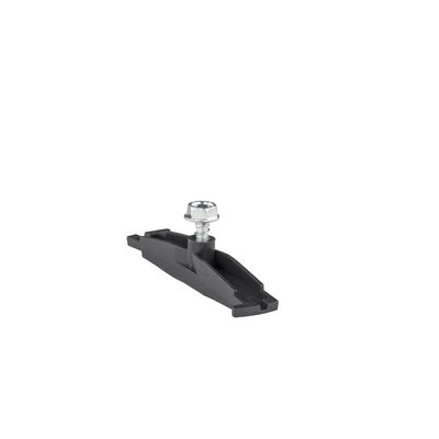 Uchwyt kraty czarny/srebrny system 1000, 11,1 x 2,2 x 1,6 cm MAXPOL
