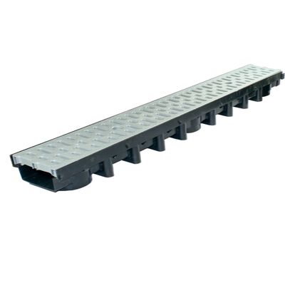 Kanał z kratą PP popiel system 1000 x 63 A15 100 x 13,1 x 6,3 cm MAXPOL