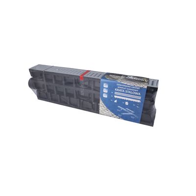 Odwodnienie komplet z kratą stal A15 3M 100 x 13,1 x 9,8 cm MAXPOL