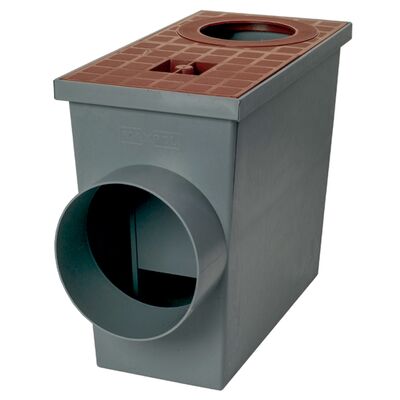 Studzienka z pokrywą brąz 260 x 135 x 220 mm MAXPOL