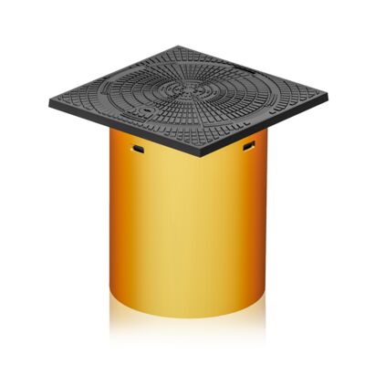 Zwieńczenie studzienki z pokrywą 500 A15 56 x 56 x 55 cm MAXPOL