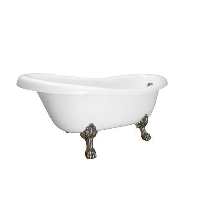 Wanna akrylowa wolnostojąca retro Empire 170 cm biała