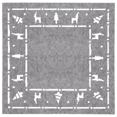 Podkładka pod kubek filcowa Chojna 10 x 10 cm