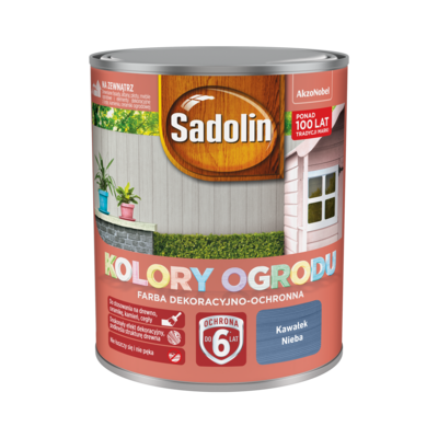 Farba dekoracyjno-ochronna Kolory Ogrodu Kawałek Nieba 0,7 l Sadolin