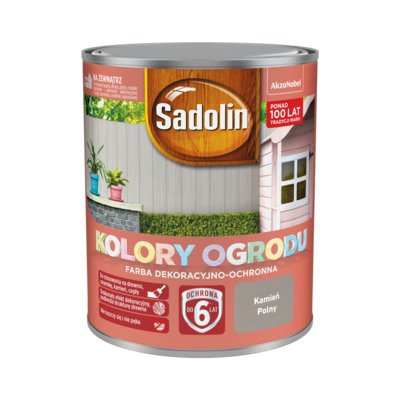 Farba dekoracyjno-ochronna Kolory Ogrodu Kamień Polny 0,7 l Sadolin