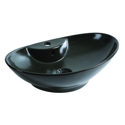 Umywalka nablatowa czarny półmat KR-139 BLM Kerra