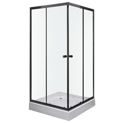 Kabina natryskowa Olga 80 kwadratowa z brodzikiem 80 x 80 x 195 cm Kerra