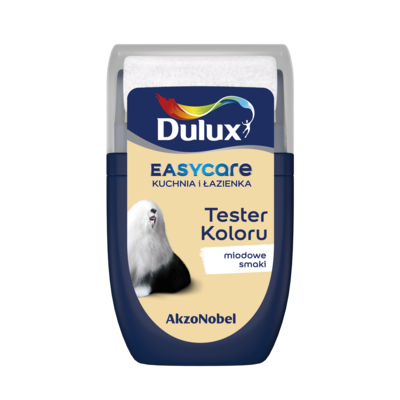 Farba Dulux EasyCare Kuchnia i Łazienka tester – miodowe smaki