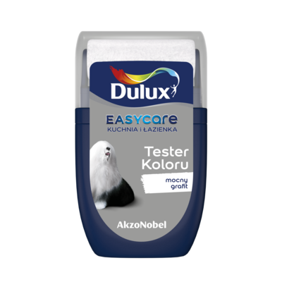 Farba Dulux EasyCare Kuchnia i Łazienka tester – mocny grafit