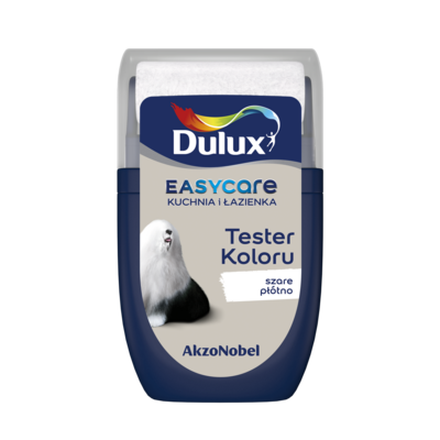 Farba Dulux EasyCare Kuchnia i Łazienka tester – szare płótno