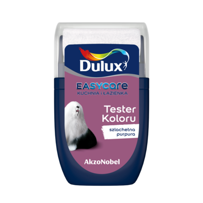 Farba Dulux EasyCare Kuchnia i Łazienka tester – szlachetna purpura