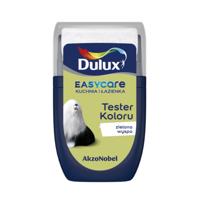Farba Dulux EasyCare Kuchnia i Łazienka tester – zielona wyspa