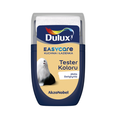 Farba Dulux EasyCare Kuchnia i Łazienka tester – złota świątynia