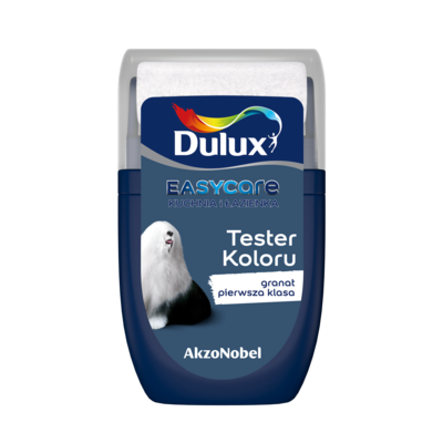Farba Dulux EasyCare Kuchnia i Łazienka tester – granat pierw klasa