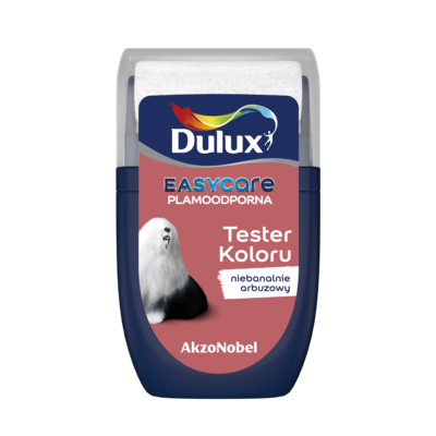 Farba lateksowa Dulux EasyCare tester – niebanalnie arbuzowy