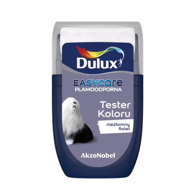 Farba lateksowa Dulux EasyCare tester – niezłomny fiolet