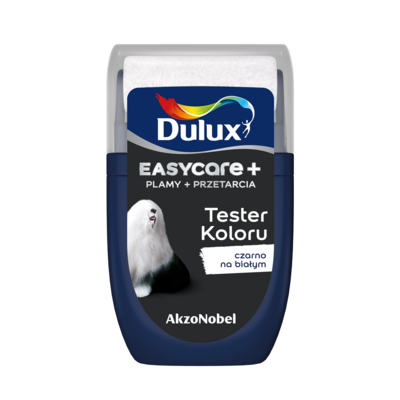 Farba tytanowa Dulux EasyCare+ Plamy+Przetarcia Czarno na Białym 0,03 l