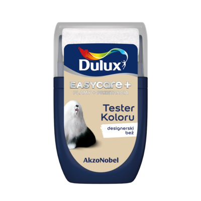 Farba tytanowa Dulux EasyCare+ Plamy+Przetarcia Designerski Beż 0,03 l