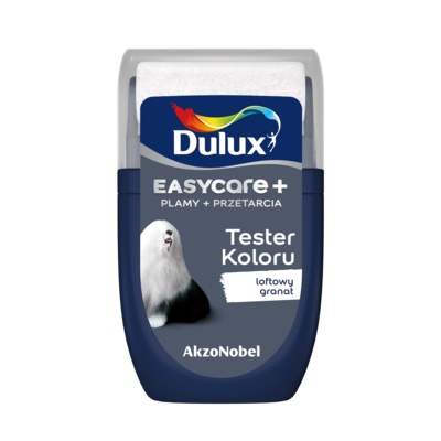 Farba tytanowa Dulux EasyCare+ Plamy+Przetarcia Loftowy Granat 0,03 l