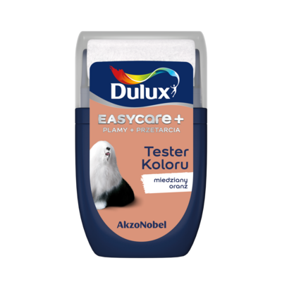 Farba tytanowa Dulux EasyCare+ Plamy+Przetarcia Miedziany Oranż 0,03 l