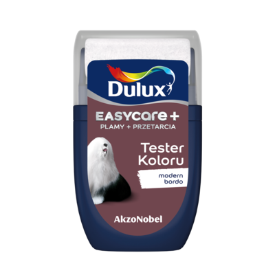 Farba tytanowa Dulux EasyCare+ Plamy+Przetarcia Modern Bordo 0,03 l