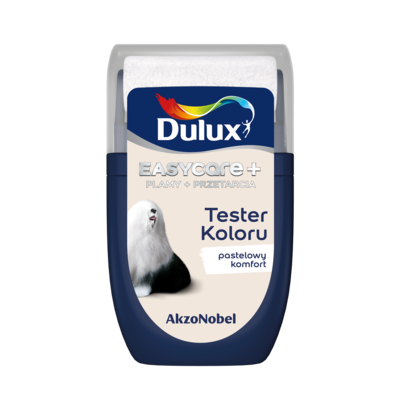 Farba tytanowa Dulux EasyCare+ Plamy+Przetarcia Pastelowy Komfort 0,03 l
