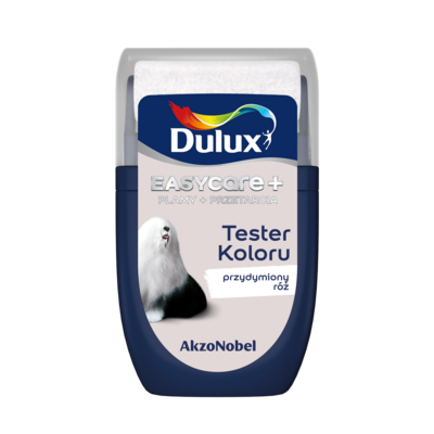 Farba tytanowa Dulux EasyCare+ Plamy+Przetarcia Przydymiony Róż 0,03 l