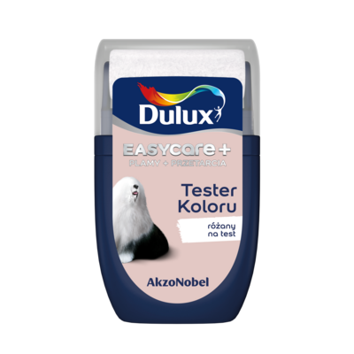 Farba tytanowa Dulux EasyCare+ Plamy+Przetarcia Różany na Test 0,03 l
