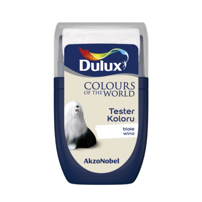 Farba lateksowa Dulux Kolory Świata tester – białe wino