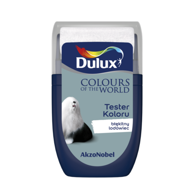 Farba lateksowa Dulux Kolory Świata tester – błękitny lodowiec